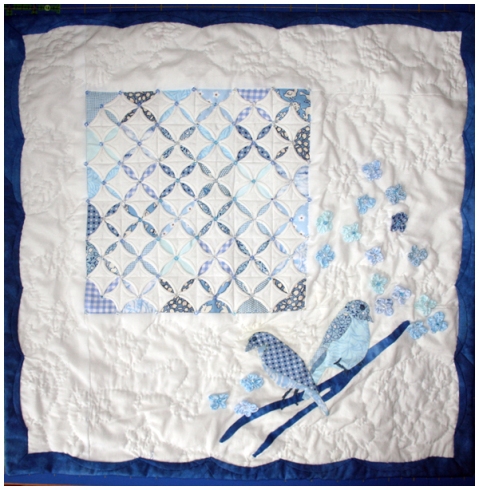 Blue Birds at my Window - This quilt was a turning point for me.  There was a lot of quiet reflection which led to an understanding of what I really love.